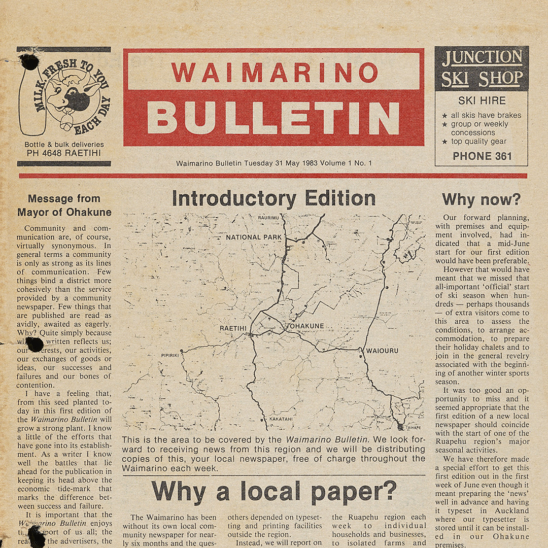 Waimarino/Ruapehu Bulletin