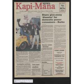 1991-10-22 Kapi-Mana News